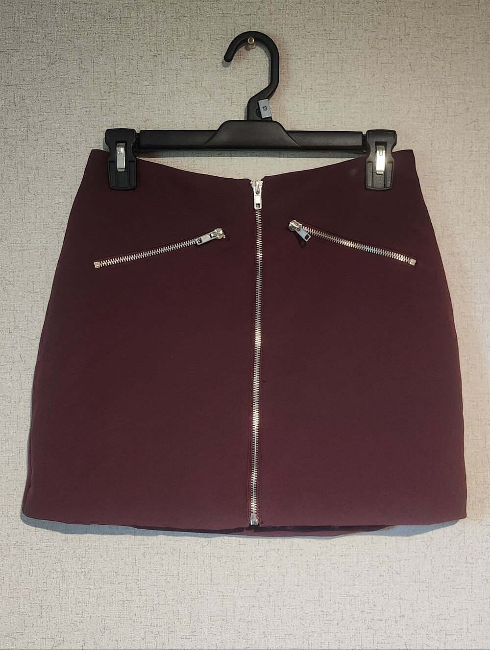 Forever 21 Burgandy Mini Skirt
